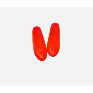 Vtg Barbie Doll Skipper Red Flats SHOES Taiwan